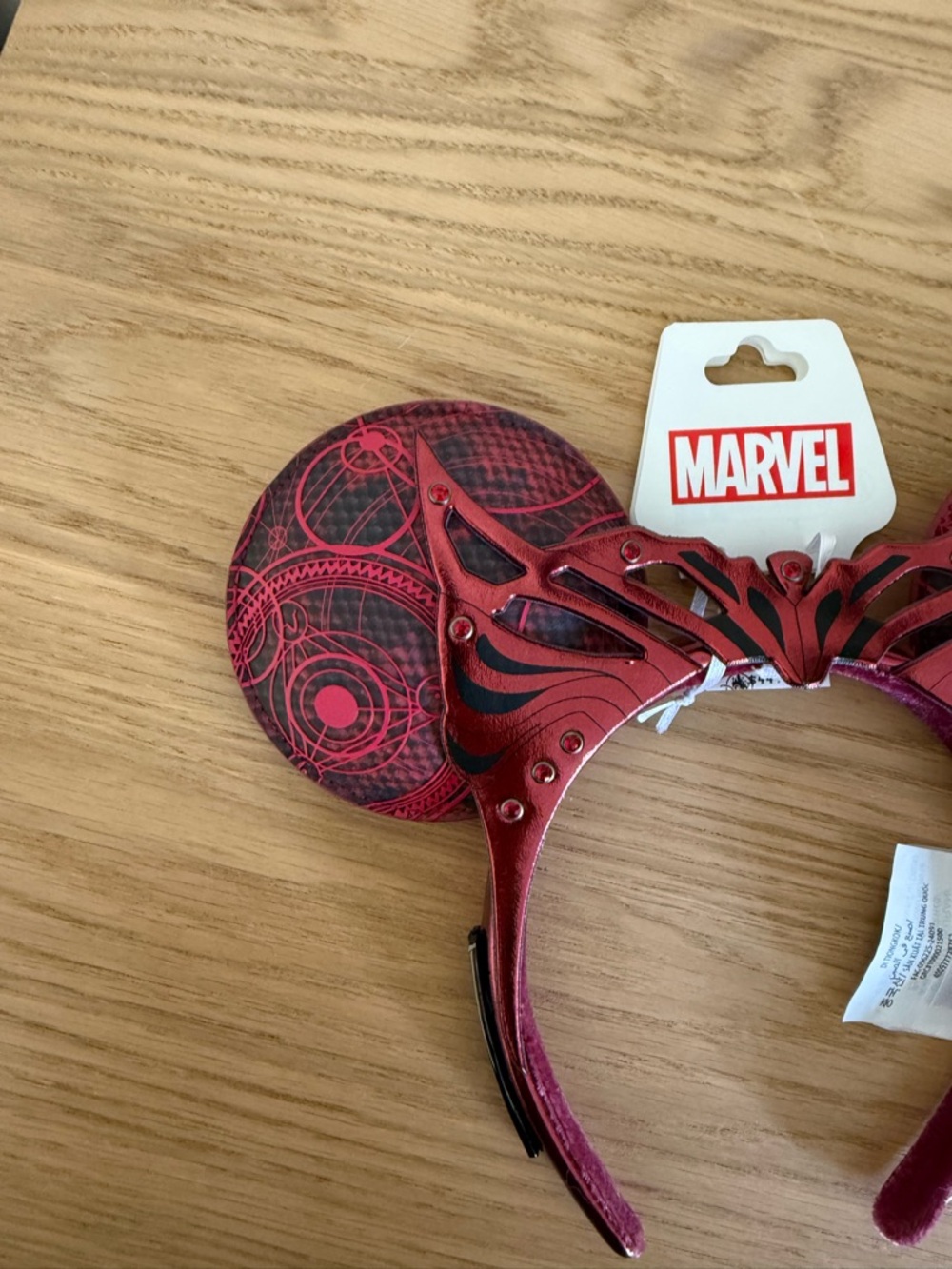 Disney Parks Marvel Scarlet Witch Loungefly Mickey Mouse Ear Headband - Picture 4 of 9